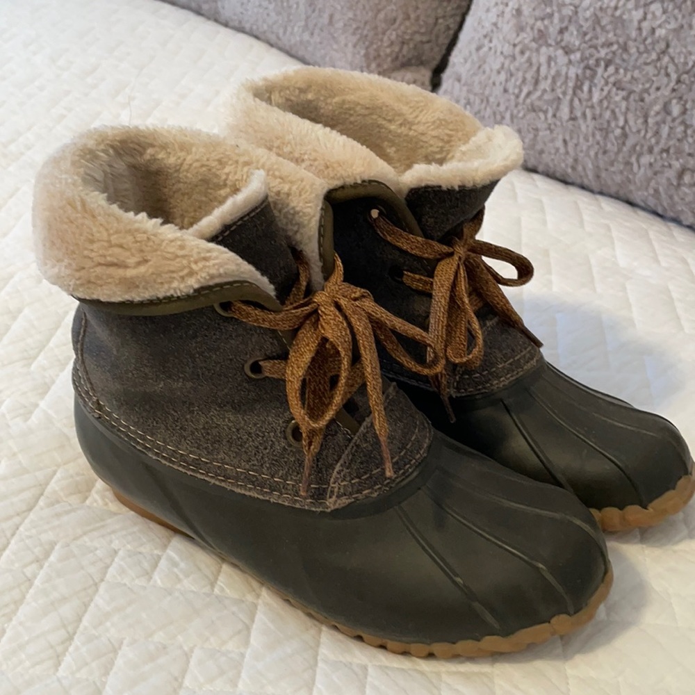 Sports Duck fleece lined  rain winter boots